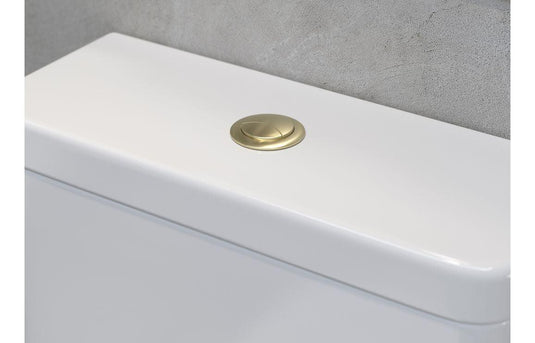 Ruby Dual Push Button Cover (Cable) - Brushed Brass - RUBY106323 - Envy Bathrooms Ltd