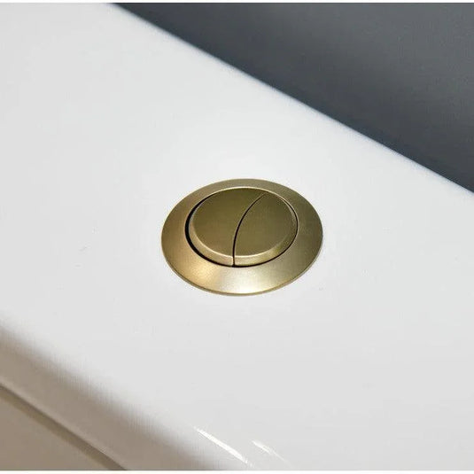 Ruby Dual Push Button Cover (Cable) - Brushed Brass - RUBY106323 - Envy Bathrooms Ltd