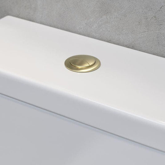 Ruby Dual Push Button Cover (Cable) - Brushed Brass - RUBY106323 - Envy Bathrooms Ltd