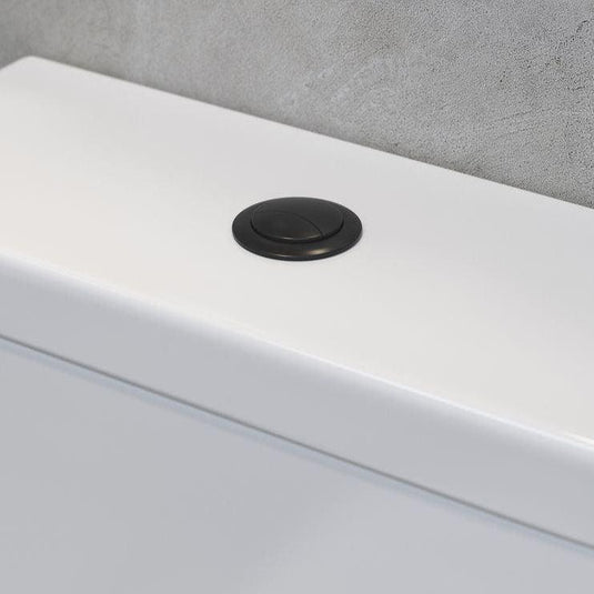 Ruby Dual Push Button Cover (Cable) - Matt Black - RUBY106324 - Envy Bathrooms Ltd