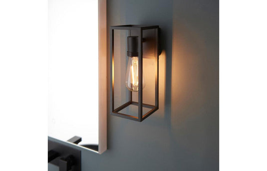 Ruby Duke Wall Light - Matt Black - RUBY106317 - Envy Bathrooms Ltd