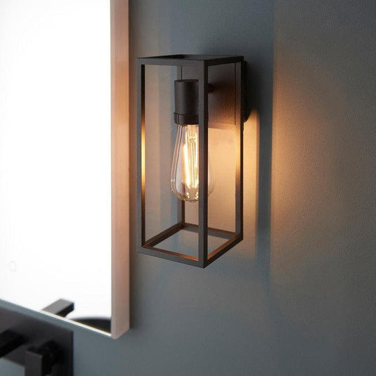 Ruby Duke Wall Light - Matt Black - RUBY106317 - Envy Bathrooms Ltd