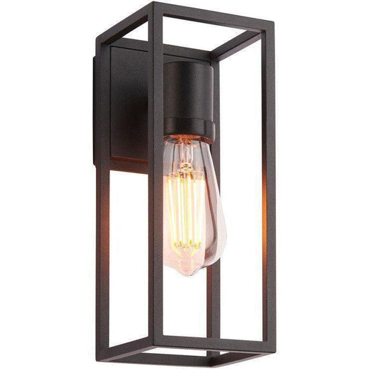 Ruby Duke Wall Light - Matt Black - RUBY106317 - Envy Bathrooms Ltd
