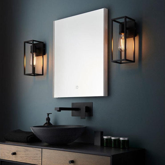 Ruby Duke Wall Light - Matt Black - RUBY106317 - Envy Bathrooms Ltd