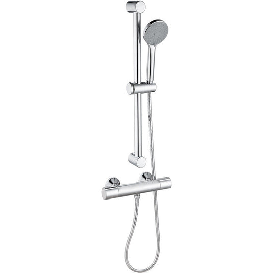 Ruby Ember Cool-Touch Thermostatic Bar Mixer Shower - Chrome - RUBY105587 - Envy Bathrooms Ltd