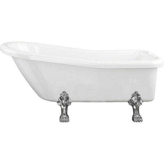 Ruby Ember Freestanding 1530x670x760mm 2TH Bath w/Feet - RUBY102811 - Envy Bathrooms Ltd