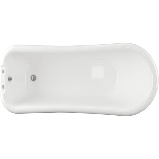 Ruby Ember Freestanding 1530x670x760mm 2TH Bath w/Feet - RUBY102811 - Envy Bathrooms Ltd