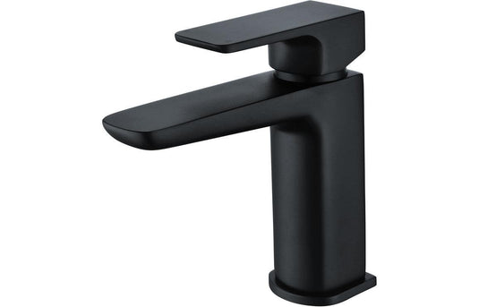 Ruby Ghost Basin Mixer & Waste - Matt Black - RUBY105795 - Envy Bathrooms Ltd