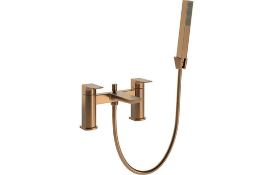 Ruby Ghost Bath/Shower Mixer - Brushed Bronze - RUBY108997 - Envy Bathrooms Ltd