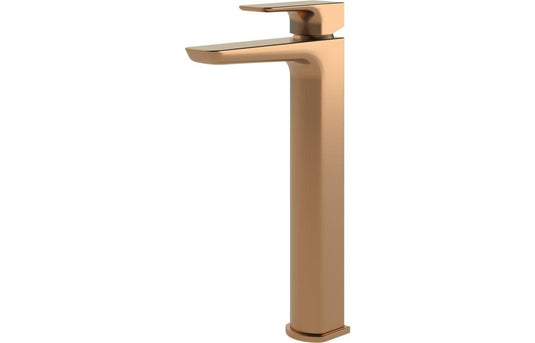 Ruby Ghost Tall Basin Mixer - Brushed Bronze - RUBY108995 - Envy Bathrooms Ltd