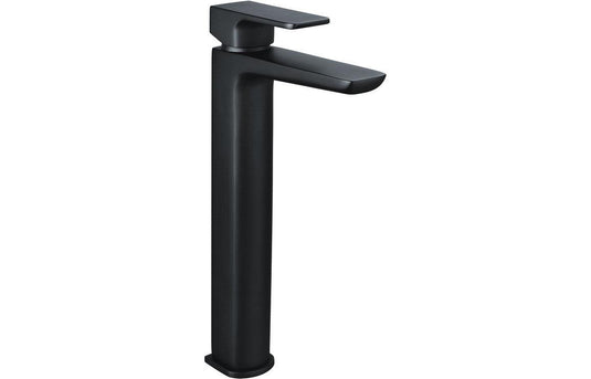 Ruby Ghost Tall Basin Mixer - Matt Black - RUBY105797 - Envy Bathrooms Ltd