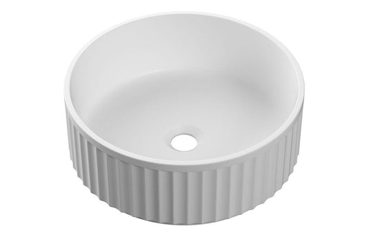 Ruby Gracie 400mm Round Washbowl - RUBY108451 - Envy Bathrooms Ltd