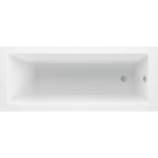 Ruby Gunner Square Single End SUPERCAST 1700x750x550mm 0TH Bath w/Legs - RUBY105626 - Envy Bathrooms Ltd