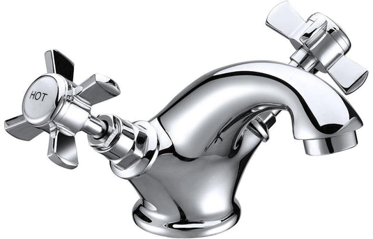 Ruby Harry Basin Mixer & Waste - Chrome - RUBY105730 - Envy Bathrooms Ltd