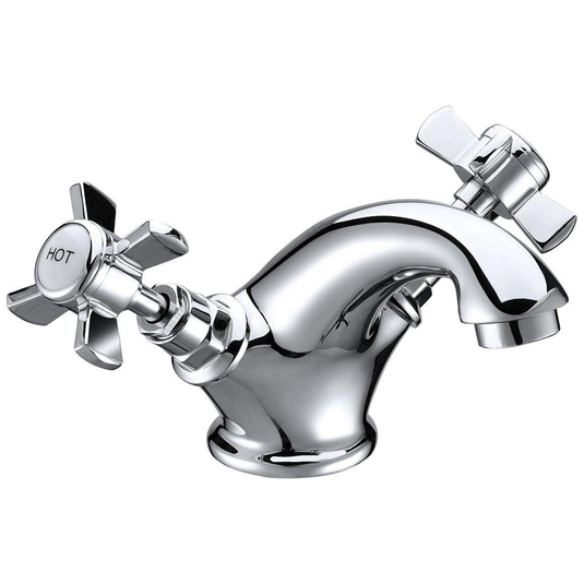 Ruby Harry Basin Mixer & Waste - Chrome - RUBY105730 - Envy Bathrooms Ltd