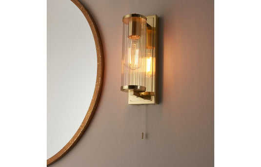 Ruby Hazel Wall Light - Brushed Brass - RUBY106311 - Envy Bathrooms Ltd