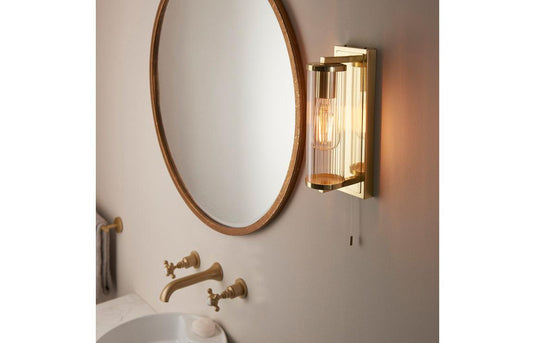 Ruby Hazel Wall Light - Brushed Brass - RUBY106311 - Envy Bathrooms Ltd