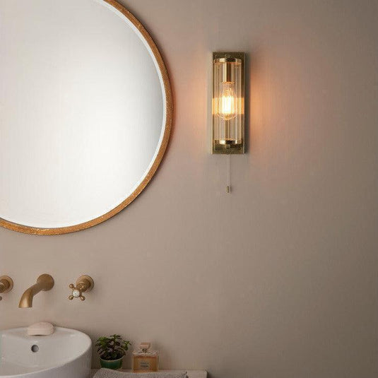 Ruby Hazel Wall Light - Brushed Brass - RUBY106311 - Envy Bathrooms Ltd