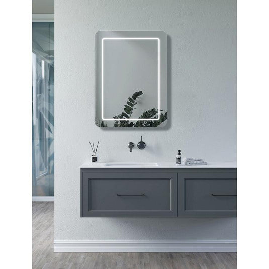 Ruby Henry 500x700mm Rectangle Front-Lit LED Mirror - RUBY106293 - Envy Bathrooms Ltd