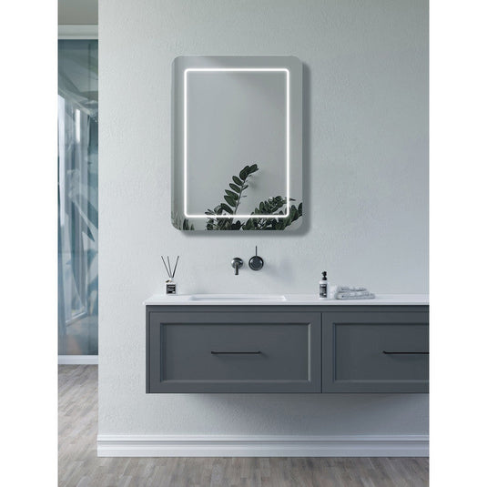 Ruby Henry 500x700mm Rectangle Front-Lit LED Mirror - RUBY106293 - Envy Bathrooms Ltd