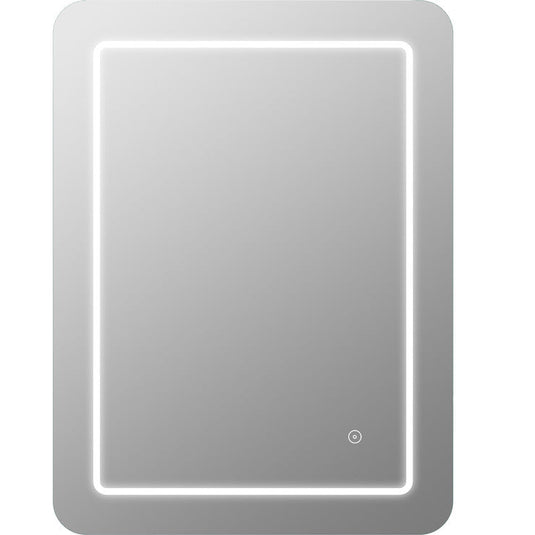 Ruby Henry 500x700mm Rectangle Front-Lit LED Mirror - RUBY106293 - Envy Bathrooms Ltd