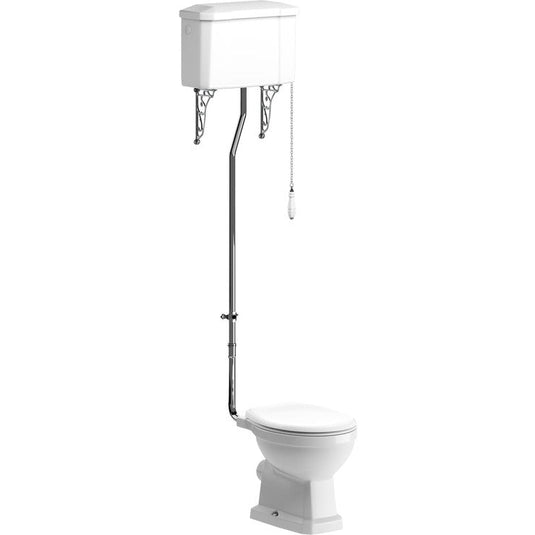 Ruby Ivy High Level WC & Soft Close Seat - RUBY1906 - Envy Bathrooms Ltd