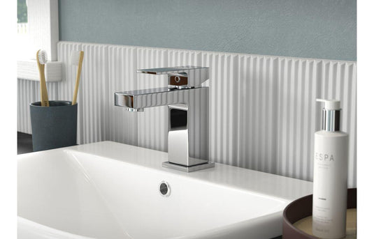 Ruby Jasper Basin Mixer & Waste - Chrome - RUBY105735 - Envy Bathrooms Ltd