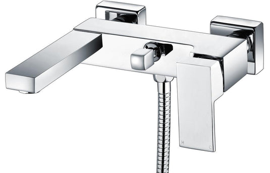 Ruby Jasper Wall Mounted Shower Mixer & Shower Kit - Chrome - RUBY105737 - Envy Bathrooms Ltd