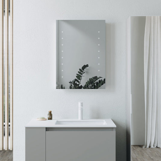 Ruby Karl 400x600mm Rectangle Battery-Operated LED Mirror - RUBY106248 - Envy Bathrooms Ltd