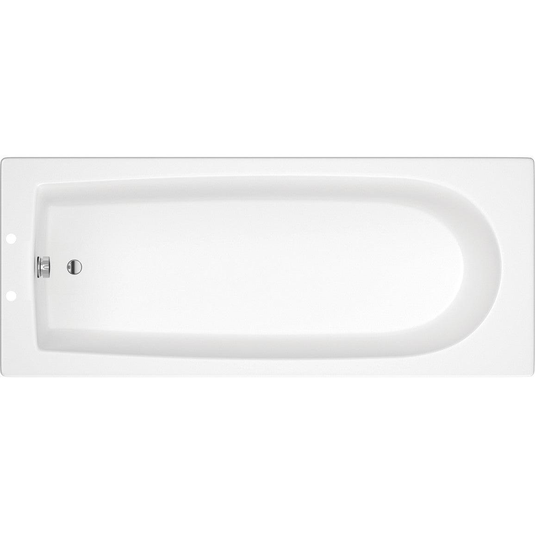 Ruby Kilo D Shape Single End 1700x700x550mm 2TH Bath w/Legs - RUBY105639