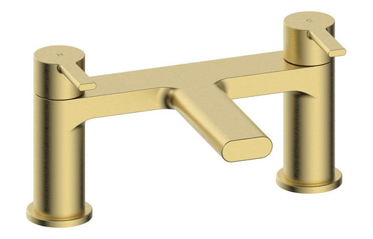 Ruby King Bath Filler - Brushed Brass - RUBY108100 - Envy Bathrooms Ltd