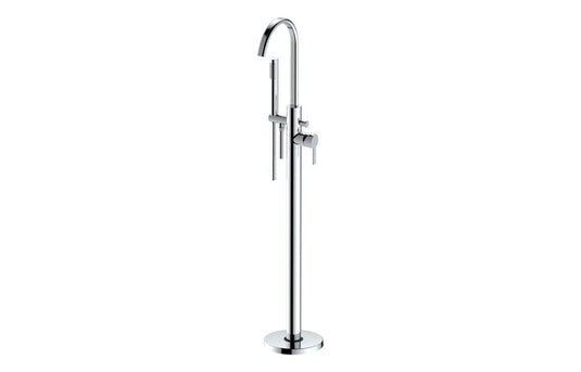 Ruby King Floor Standing Bath/Shower Mixer - Chrome - RUBY108094 - Envy Bathrooms Ltd