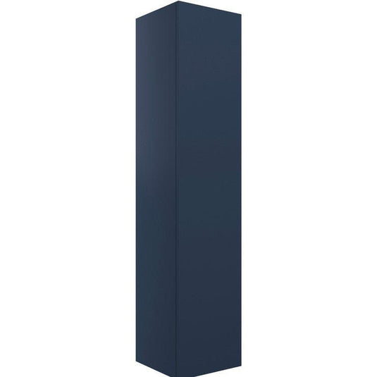Ruby Kobe 350mm Wall Hung 1 Door Tall Unit - Matt Deep Blue - RUBY106206 - Envy Bathrooms Ltd