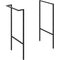 Ruby Kobe Optional Frame with Integrated Towel Rail | Matt Black | RUBY104079