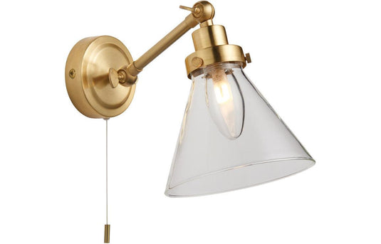 Ruby Koda Wall Light - Brushed Brass - RUBY106312 - Envy Bathrooms Ltd