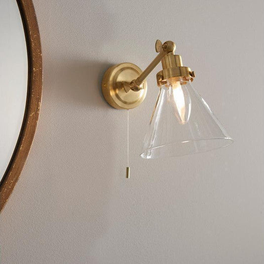 Ruby Koda Wall Light - Brushed Brass - RUBY106312 - Envy Bathrooms Ltd
