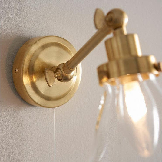Ruby Koda Wall Light - Brushed Brass - RUBY106312 - Envy Bathrooms Ltd
