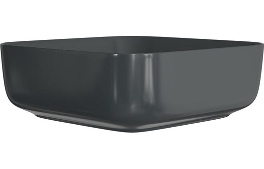 Ruby Lady 400mm Ceramic Square Washbowl & Waste - Matt Black - RUBY104930 - Envy Bathrooms Ltd