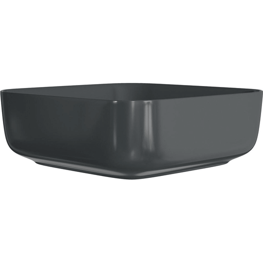 Ruby Lady 400mm Ceramic Square Washbowl & Waste - Matt Black - RUBY104930 - Envy Bathrooms Ltd