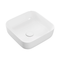 Ruby Lady 400mm Ceramic Square Washbowl & Waste | Matt White | RUBY104931