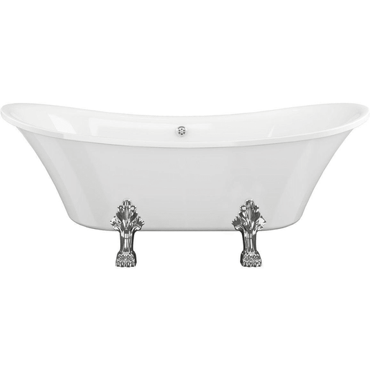 Ruby Lilo Freestanding 1760x710x775mm 0TH Bath w/Feet - RUBY102817 - Envy Bathrooms Ltd