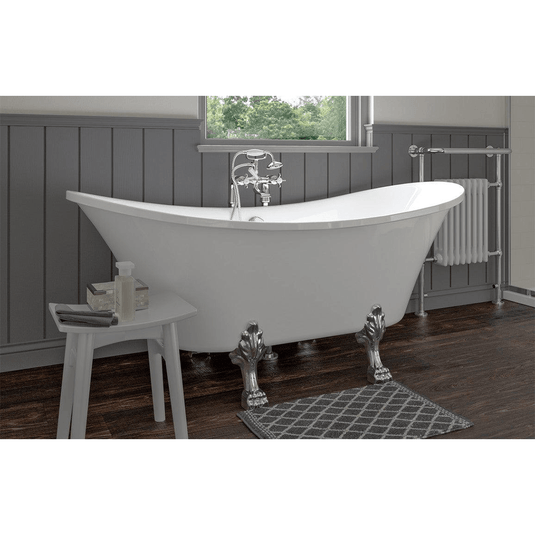 Ruby Lilo Freestanding 1760x710x775mm 0TH Bath w/Feet - RUBY102817 - Envy Bathrooms Ltd