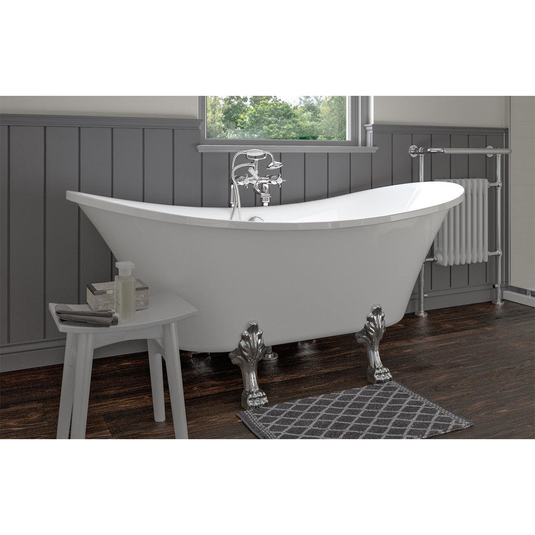 Ruby Lilo Freestanding 1760x710x775mm 0TH Bath w/Feet - RUBY102817