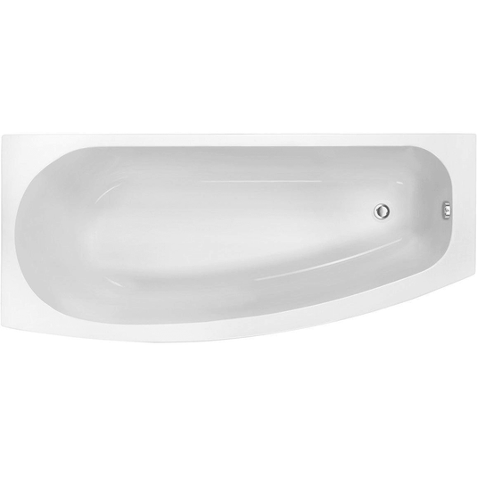 Ruby Loki 740mm Wide End Panel - White Gloss - RUBY106543 - Envy Bathrooms Ltd