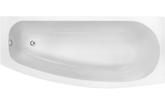 Ruby Loki Space Saving 1700x740x560mm 0TH Bath w/Legs (RH) - RUBY105660 - Envy Bathrooms Ltd