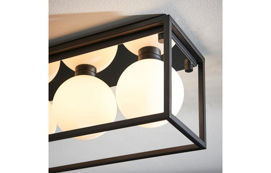 Ruby Lulu Ceiling Light - Matt Black - RUBY106316 - Envy Bathrooms Ltd