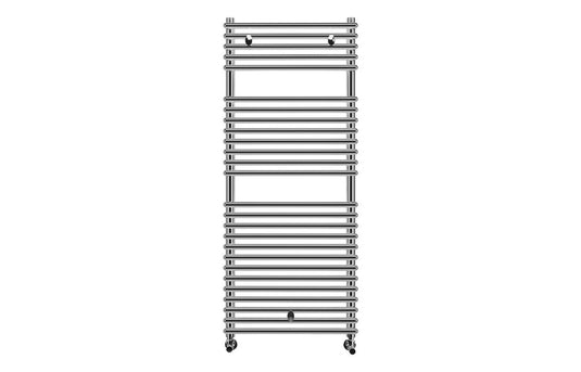 Ruby Mac Round Ladder Radiator (500x1190mm) - Chrome - RUBY108539 - Envy Bathrooms Ltd