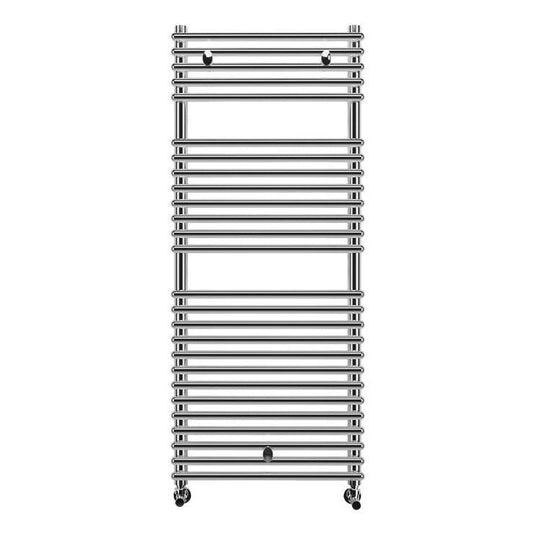 Ruby Mac Round Ladder Radiator (500x1190mm) - Chrome - RUBY108539 - Envy Bathrooms Ltd