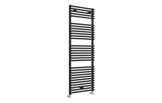 Ruby Mac Round Ladder Radiator (500x1450mm) - Black - RUBY108544 - Envy Bathrooms Ltd