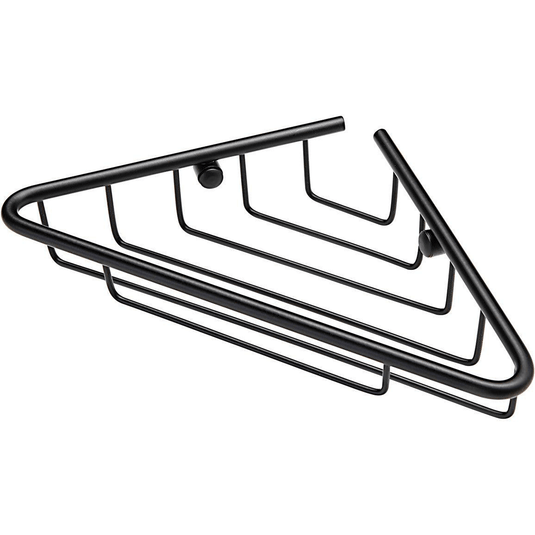 Ruby Maisie 1-Tier Corner Shower Caddy - Black - RUBY105489 - Envy Bathrooms Ltd